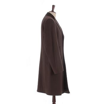 PARK HOUSE, a brown wool and cashmere coat / covert coat, size 50.
