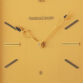 Jaeger-LeCoultre, table clock, 6 x 9 x 16 cm.