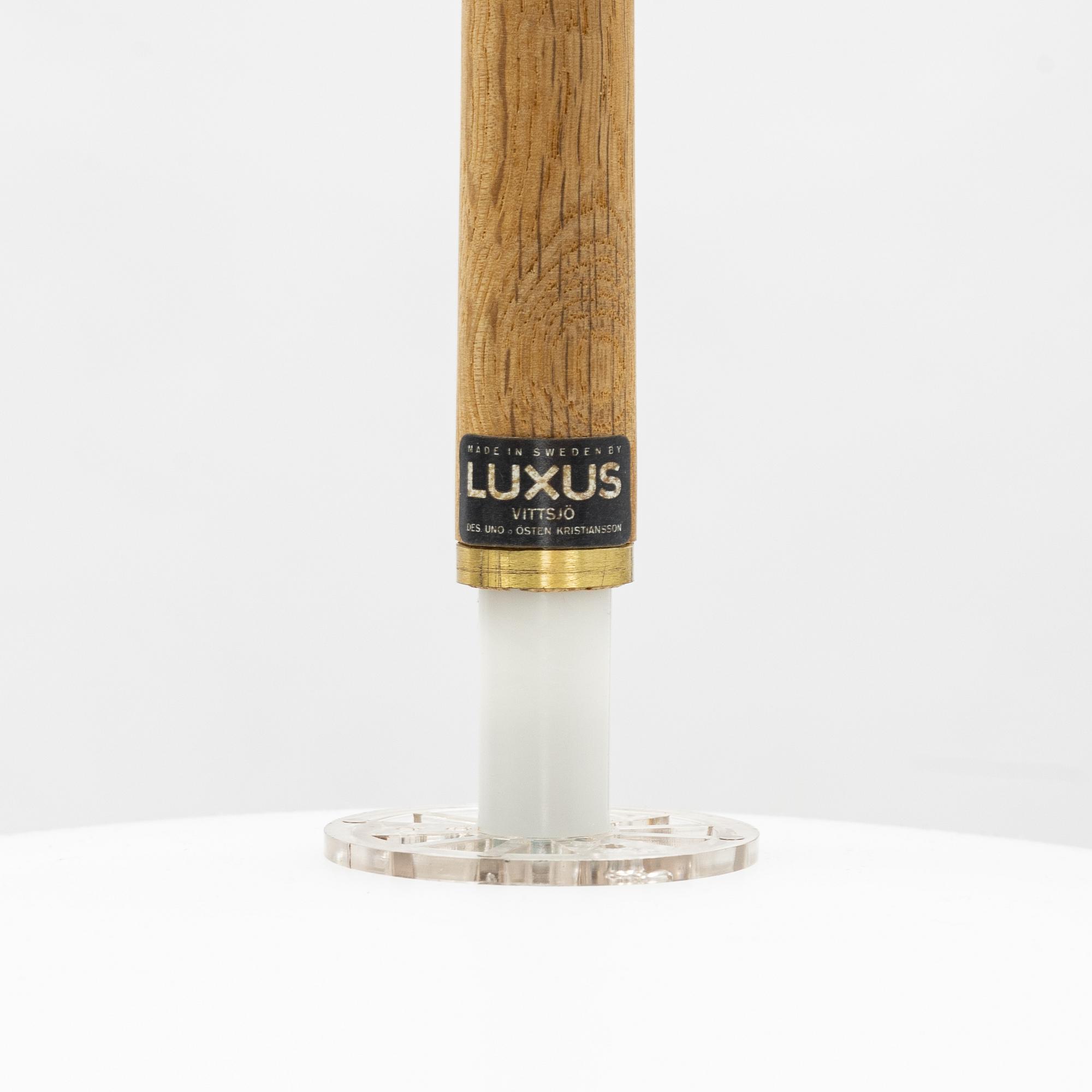 Uno & Östen Kristiansson, a 'Discus' ceiling light, Luxus, Vittsjö, second half of the 20th Century.