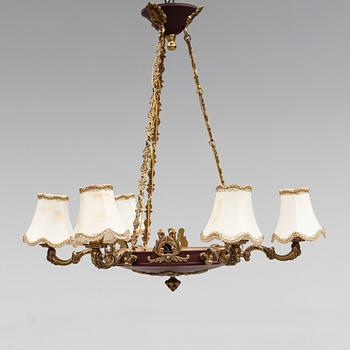 TAKAMPEL, empirestil, 1900-talets mitt. Höjd ca 62 cm.