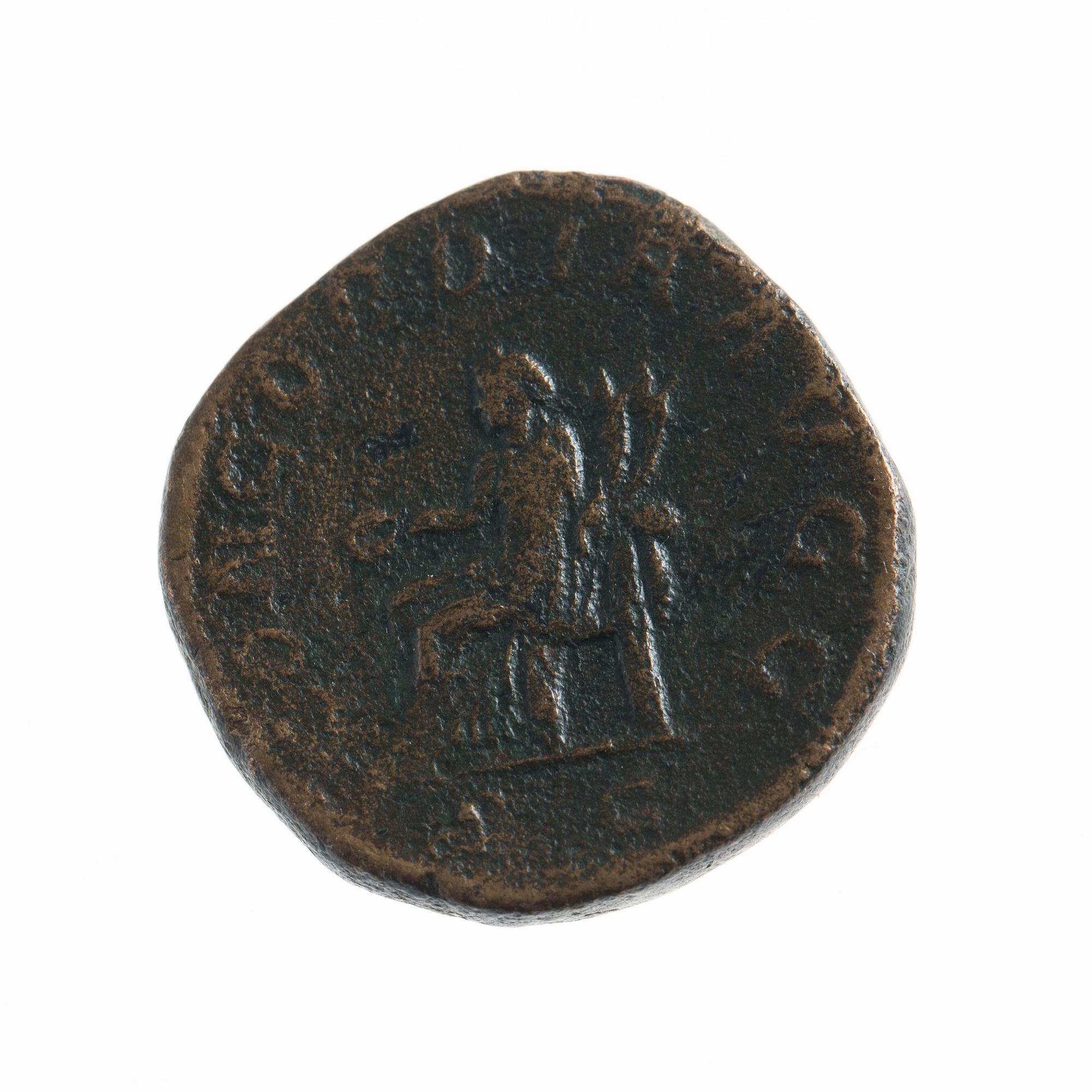 MYNT, brons, Octacilla servera sestertie, ca 240e.Kr.