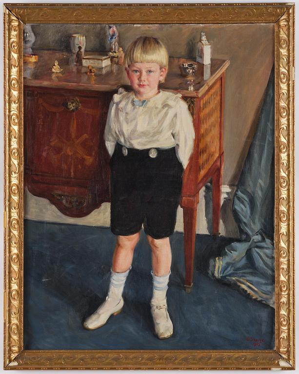 Louis Sparre, Nuori poika.