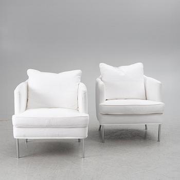 Armchairs, a pair, "Julia", Sits, contemporary.
