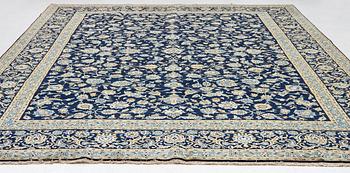 Carpet, Keshan, approx. 382 x 303 cm.