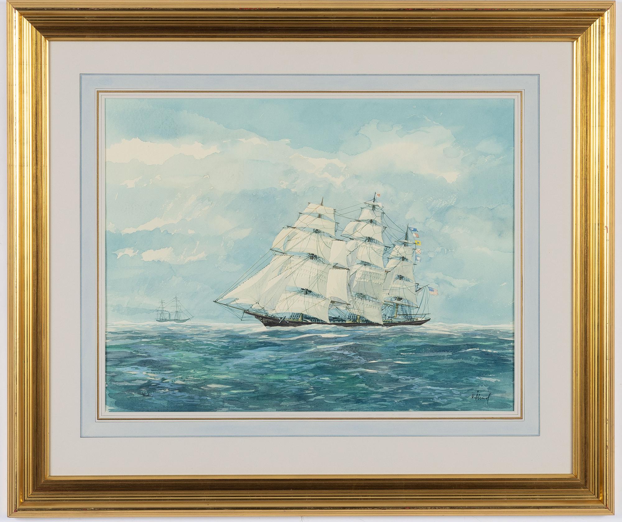 Ulf Ålund, Amerikansk clipper för fulla segel.