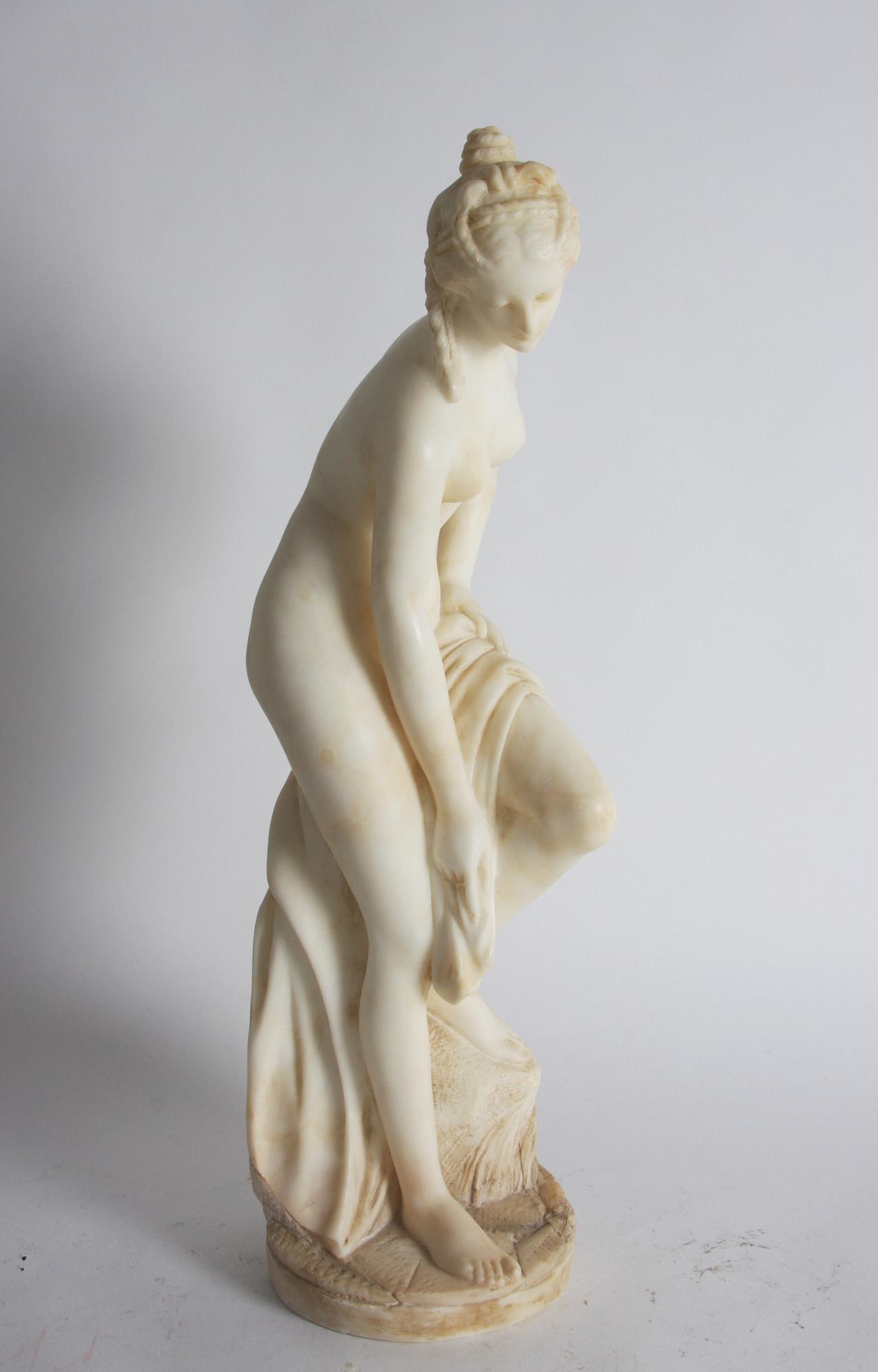 SKULPTUR, alabaster.