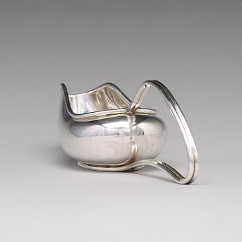 Erik Herløw, a sterling sauceboat, Firma Anton Michelsen, Copenhagen 1960.