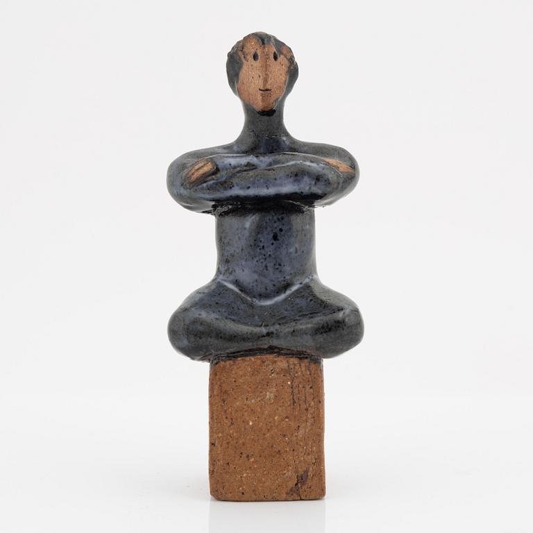 Lisa Larson, figurin, stengods, unik, signerad.