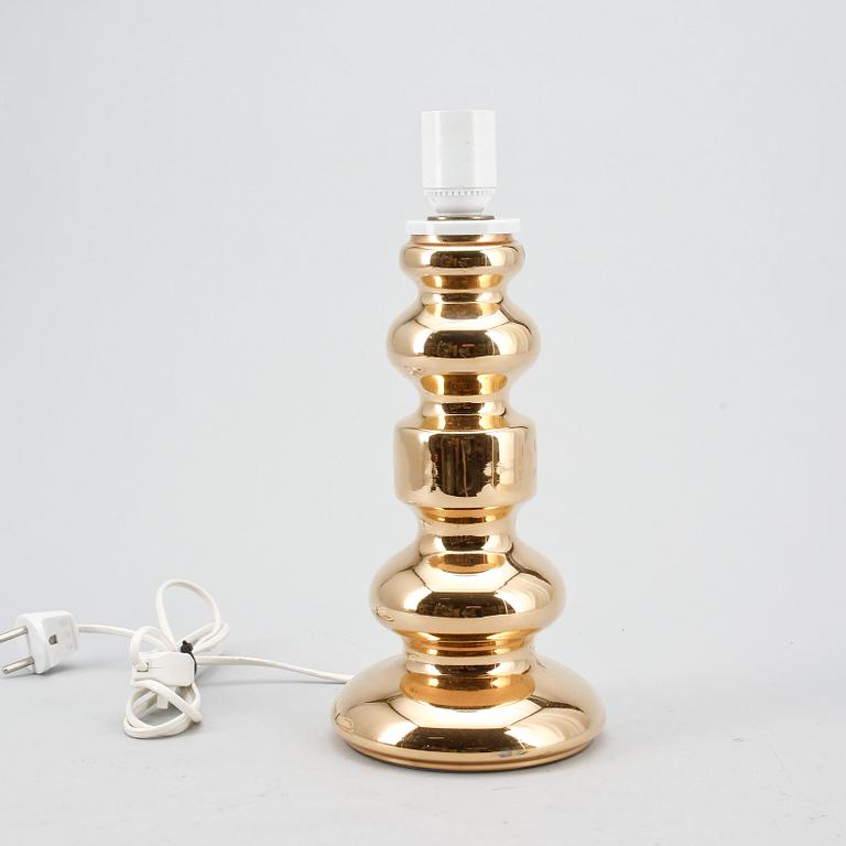 BORDSLAMPA, 1900-talets andra hälft.