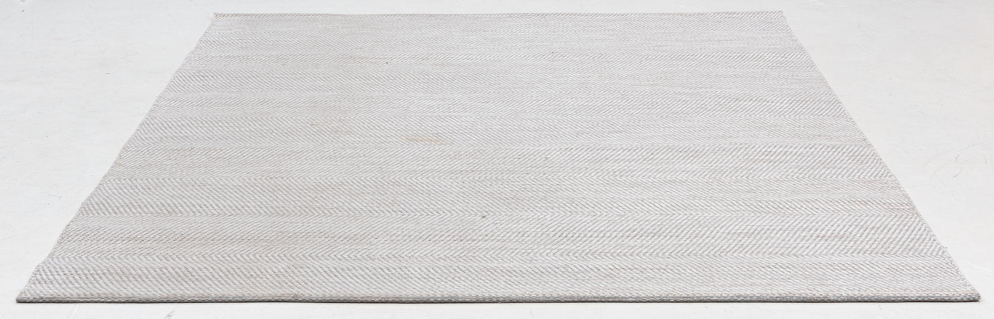 Rug, flat weave, 'Osaka Chevron', Minotti, Italy, approximately 282 x 225 cm.