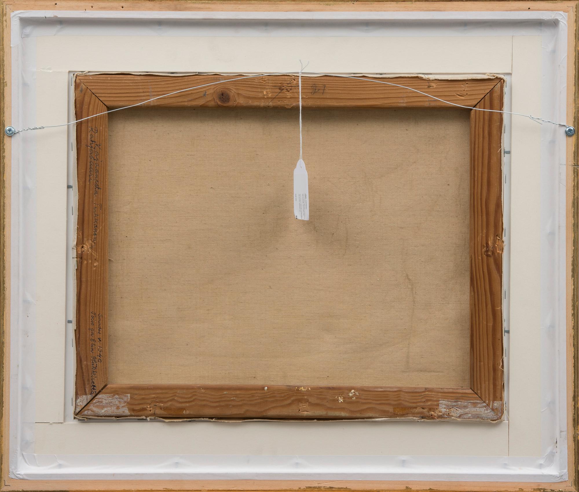 T-G. (TOIVO GIDEON) TUHKANEN, olja på duk, signerad.