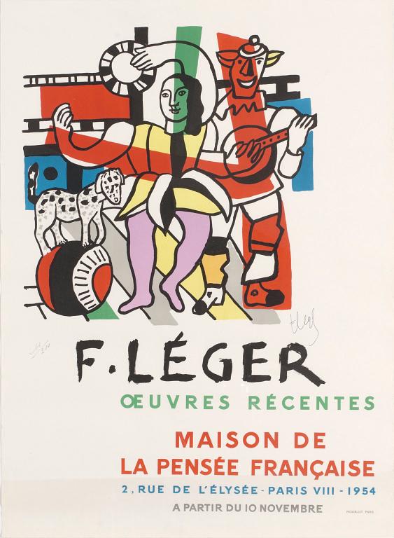 Fernand Léger (Efter), "La Parade (Fenand Léger, Oeuvres Récentes)".