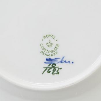 A 37 piece porcelain service 'Blå blomst', Royal Copenhagen, Denmark.