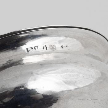 A Swedish Silver Wine Funnel, mark of Johan Petter Grönvall, Stockholm 1840.