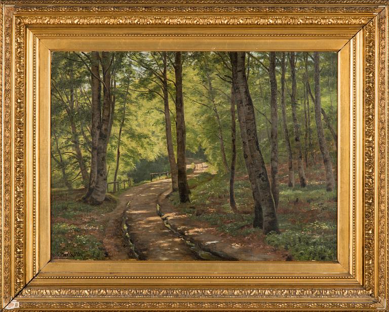 Vilhelm Georg Groth, oil on canvas, signed and dated 1881.