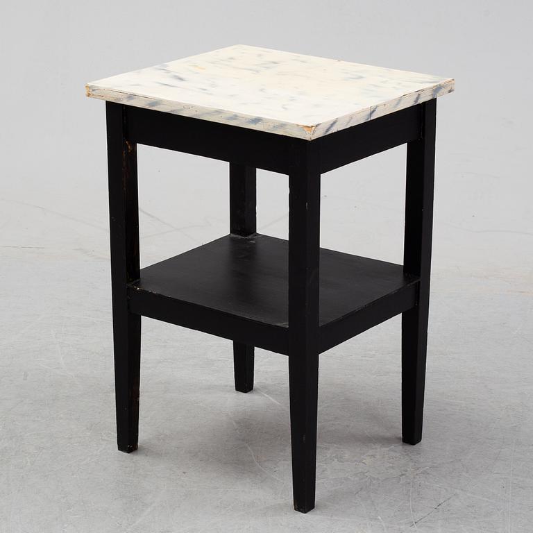 A painted sidetable, mid 20th Century.