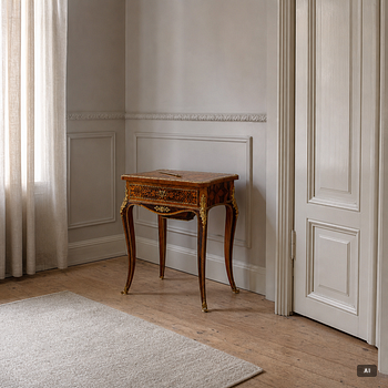Sewing table, Louis XV style, early 20th century.