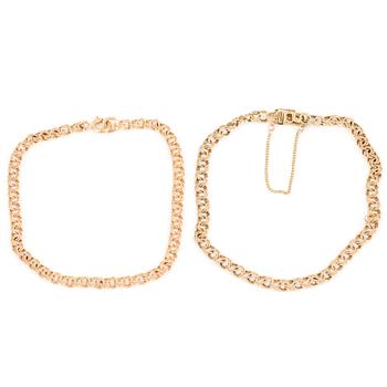 ARMBAND, 2 st, Bismarcklänk.