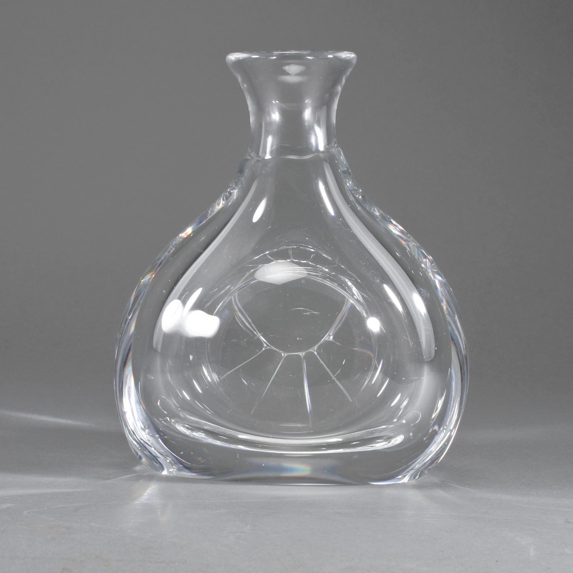 VAS, glas, "Thalatta", Bengt Edenfalk, Skruf, unik, signerad och daterad -63.