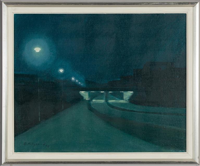 Bengt Hillgrund, oil on canvas, signed and dated -70.