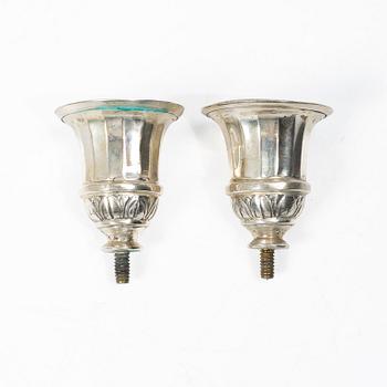 Lale Silverware & Co Ltd, kandelaber, silver, Louis XVI-stil, Istanbul, Turkiet 1900-tal.