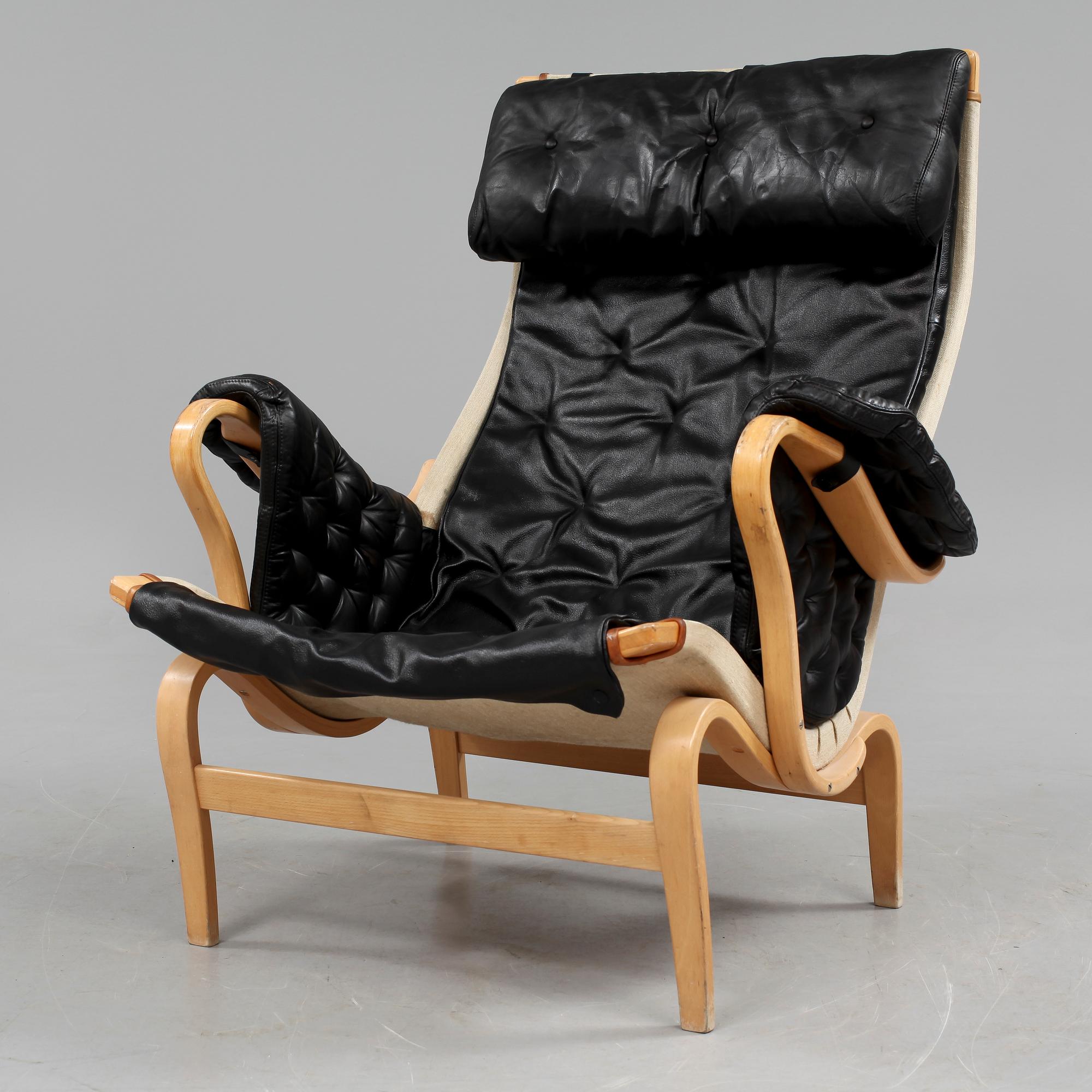 FÅTÖLJ, "Pernilla", Bruno Mathsson, Dux, 1900-tal.