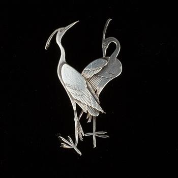BROSCH, sterlingsilver, Wiwen Nilsson, Lund, 1952. Vikt ca 14 g.