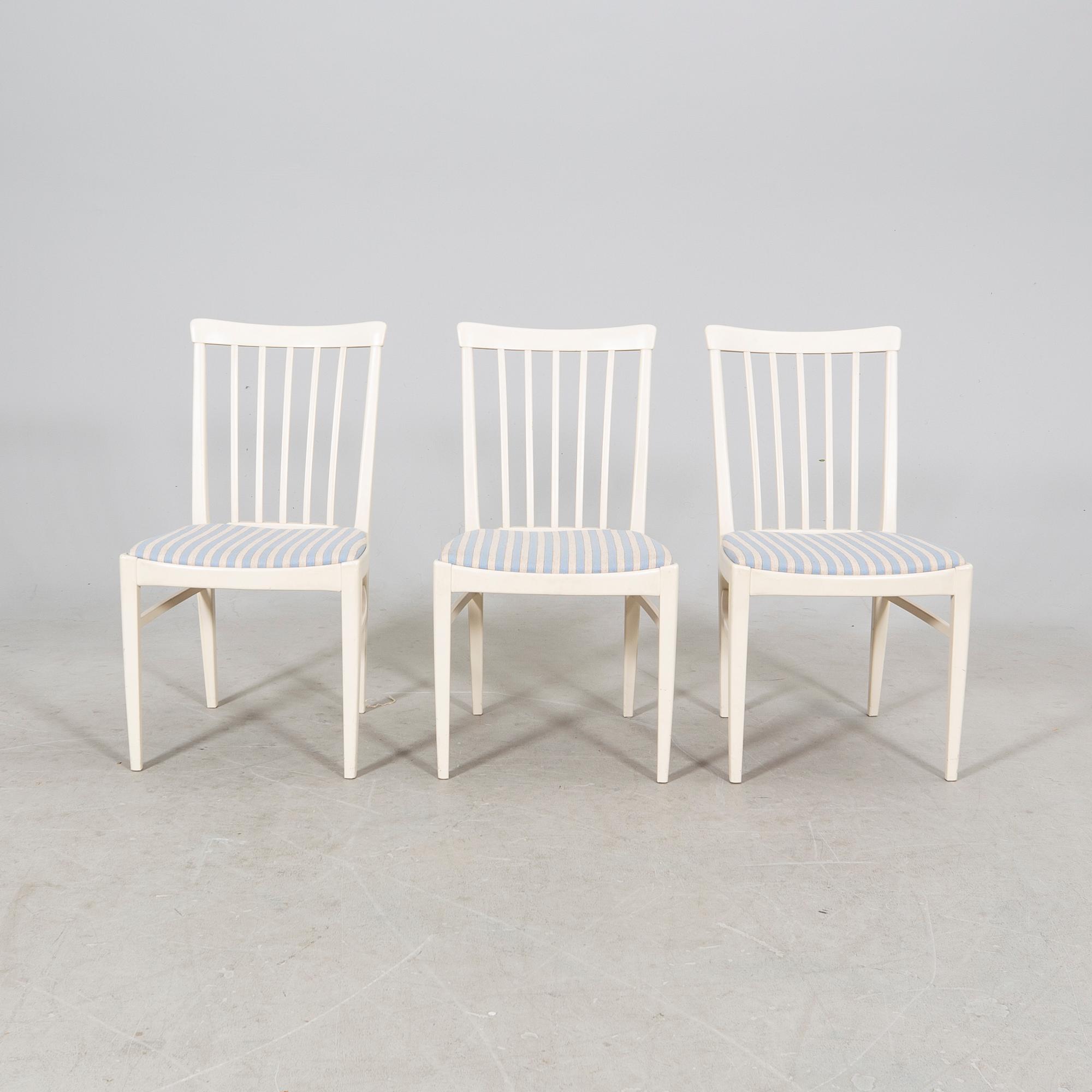 Carl Malmsten, matbord samt stolar 6 st "Herrgården" Bodafors senare delen av 1900-talet.