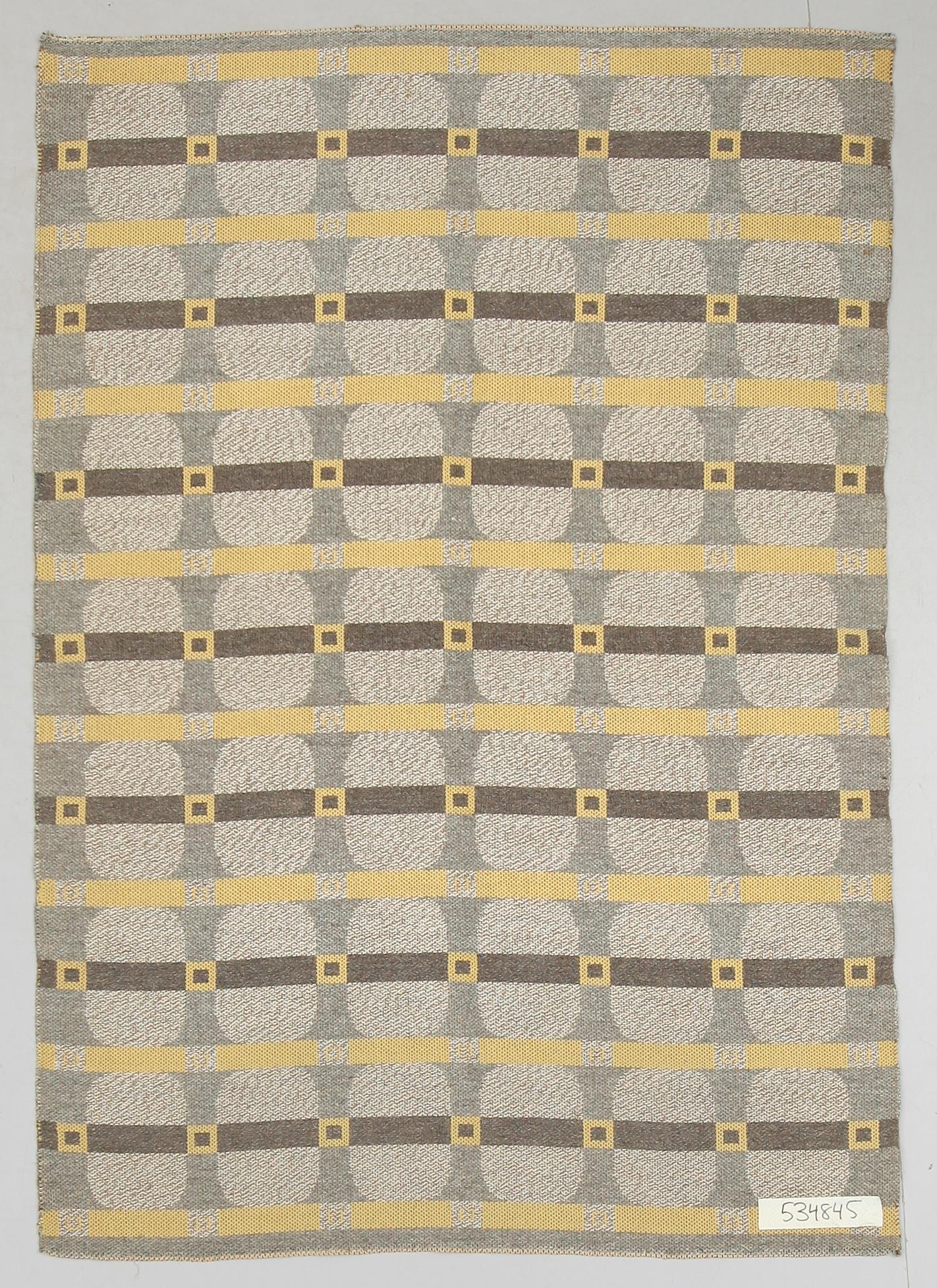 MATTA, dubbelvävd, 1900-talets mitt. Ca 200 x 140 cm.