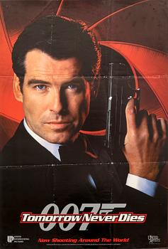 Filmaffischer James Bond "Tomorrow Never Dies".