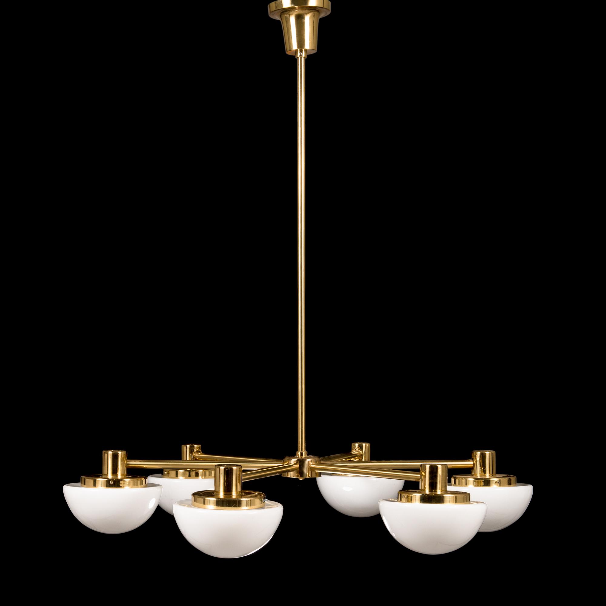 KLAUS MICHALIK, a 1960's 'Bau' chandelier for Orno.