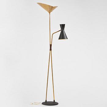 Asea, a Swedish Modern floor lamp model "E1781", Västerås, 1950s.