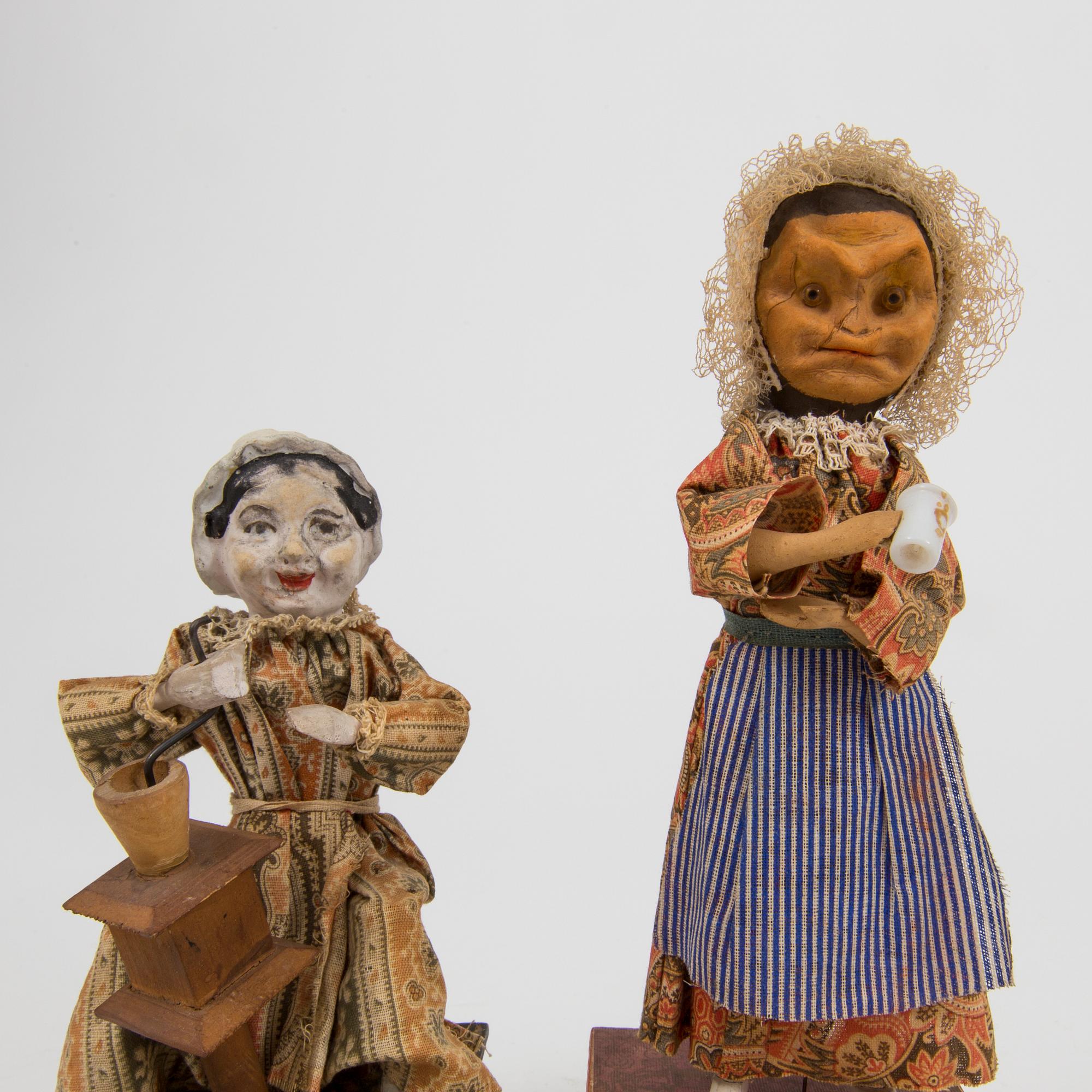 Two mechanical figures Germany second half of the 19th century.