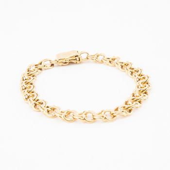 Bismarck-link necklace, 18K gold.