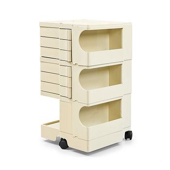 Joe Colombo, a creme coloured plastic chest of drawers, 'Boby', Padova, Italy, post 1968,