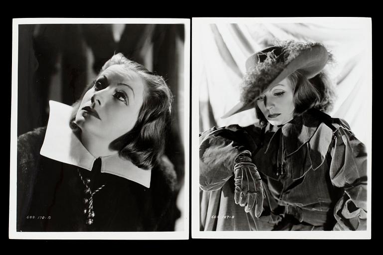FOTOGRAFIER, fyra stycken föreställande Greta Garbo.