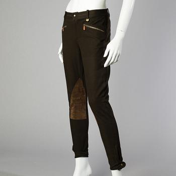 Three pair of trosers by Ralph Lauren.