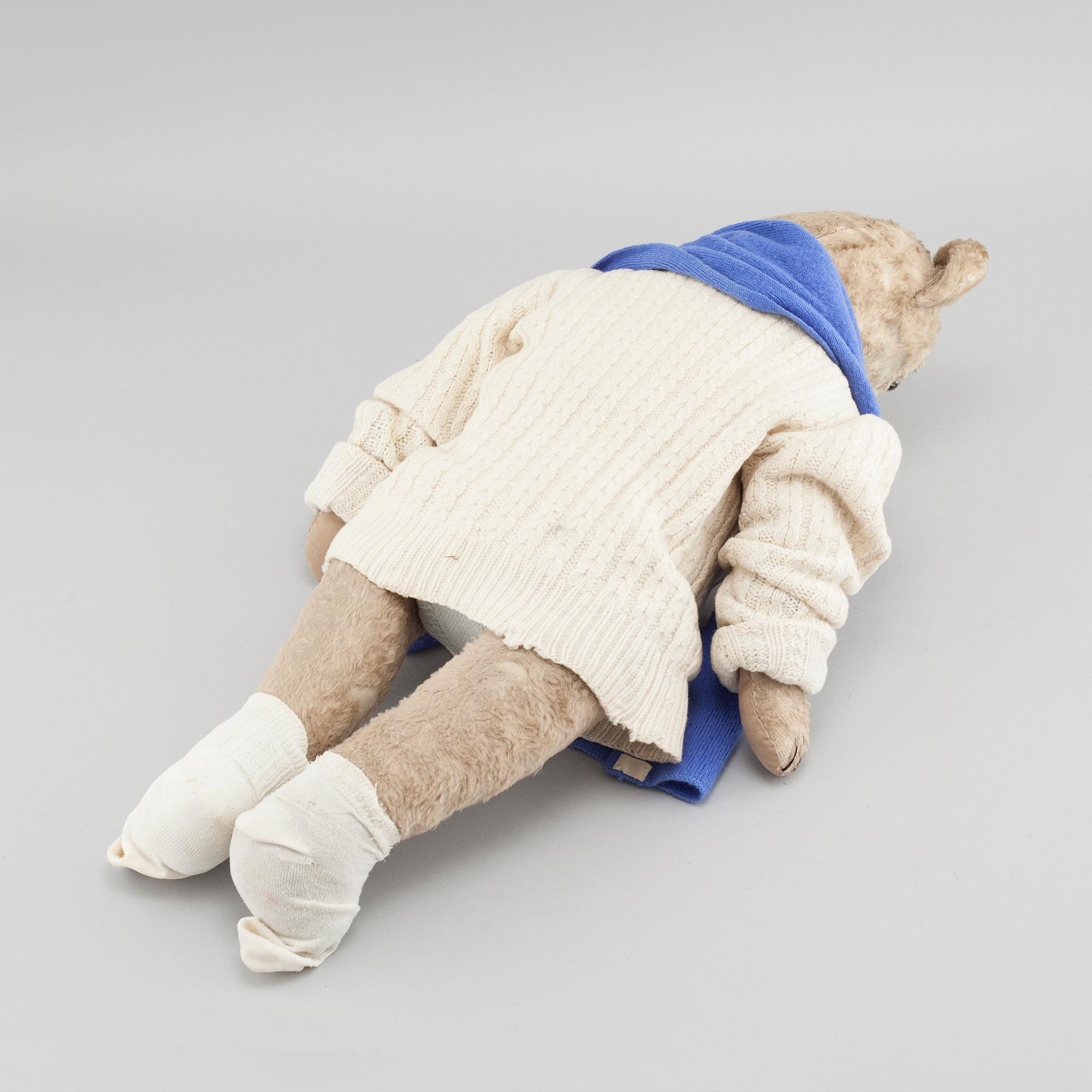 A circa mid 20th century teddy bear.