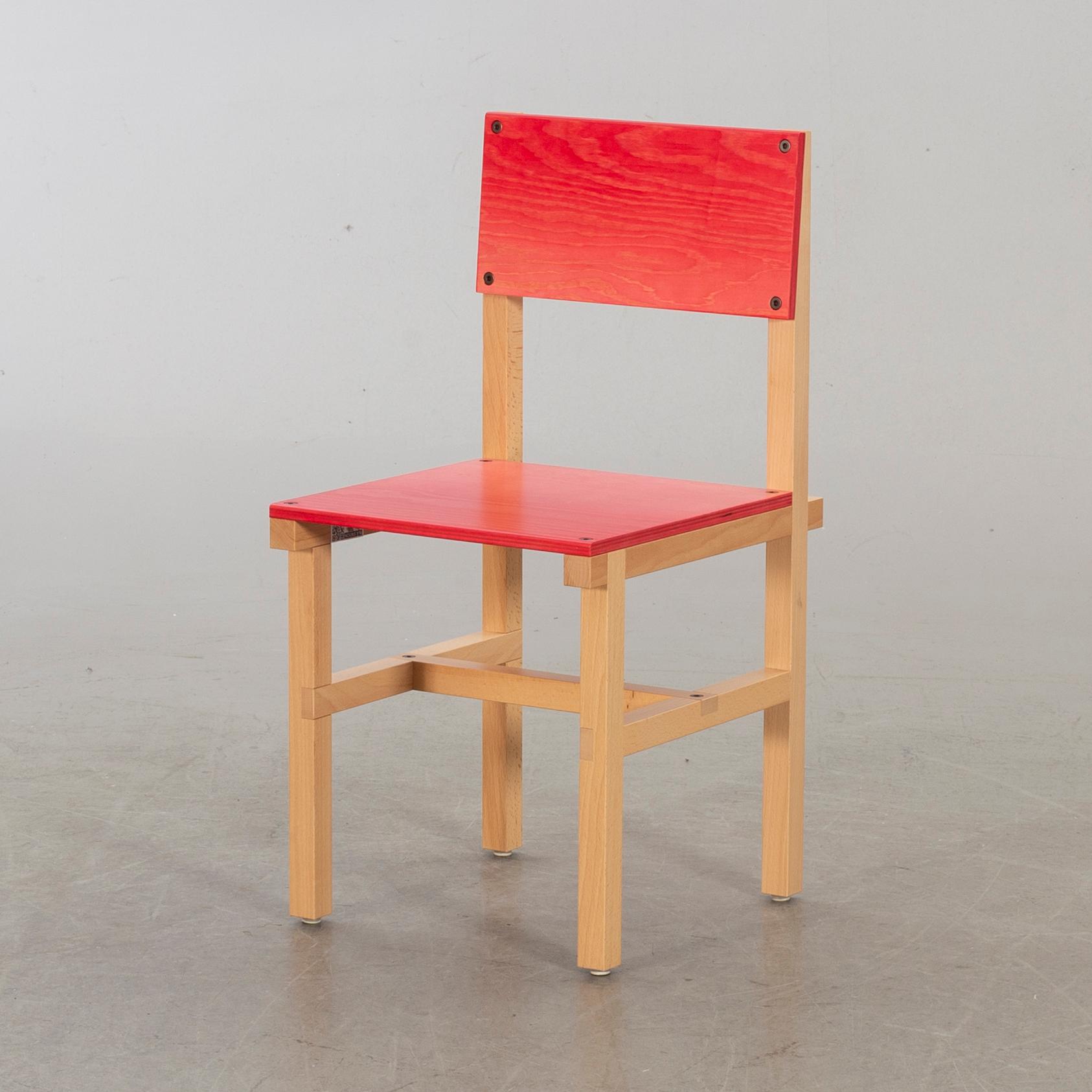 FREDRIK PAULSEN, "Röhsska"Designbaren, chair, Blå Station 2020, Chair 72/102.
