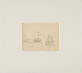 Carl Kylberg, pencil drawing.