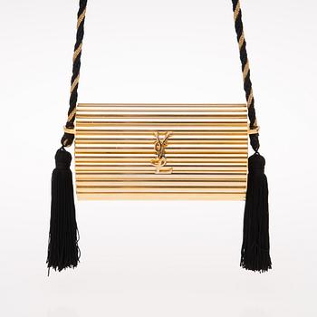 EVENING PURSE, "Minaudière", Yves Saint Laurent, 1980s.