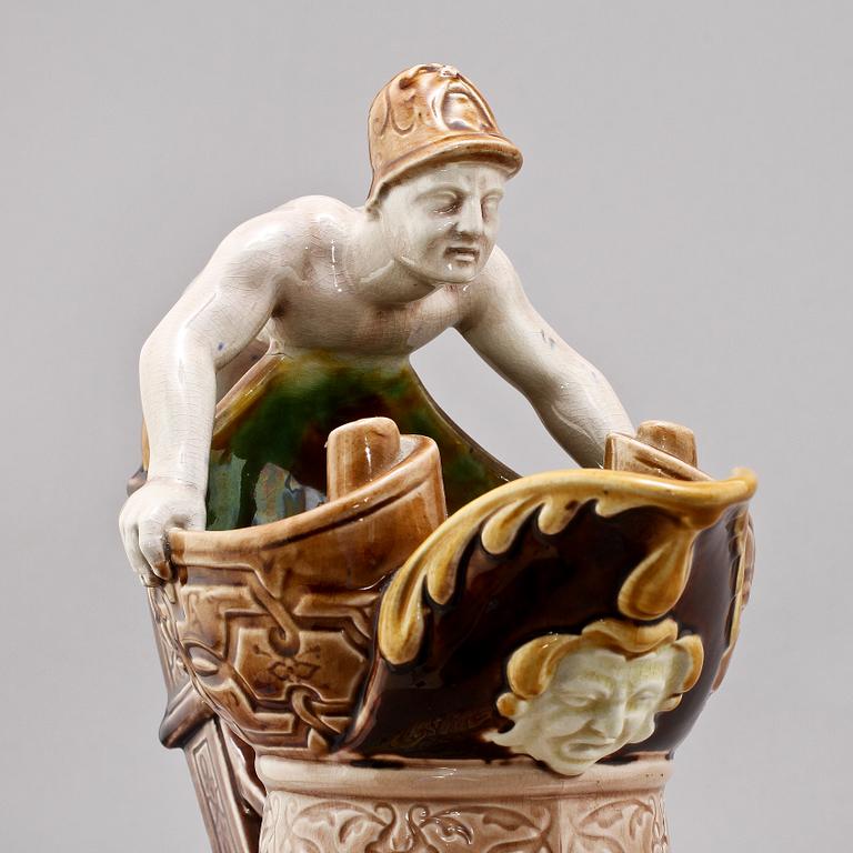 KANNA, majolika, Rörstrand 1800-talets slut.