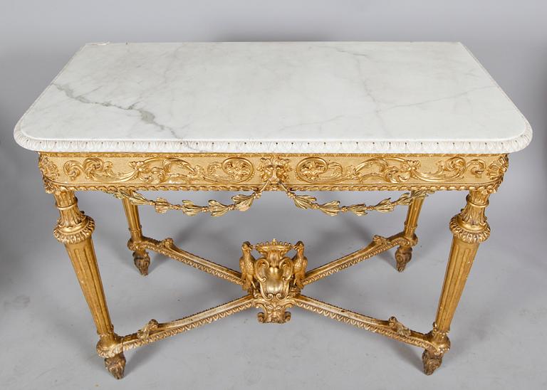 KONSOLBORD, gustaviansk stil, 1800-tal.