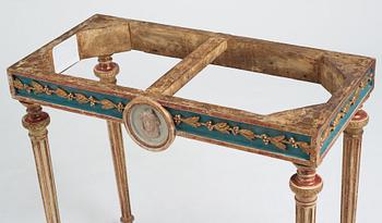 Konsolbord, Stockholmsarbete 1700-talets slut, Sengustavianskt.