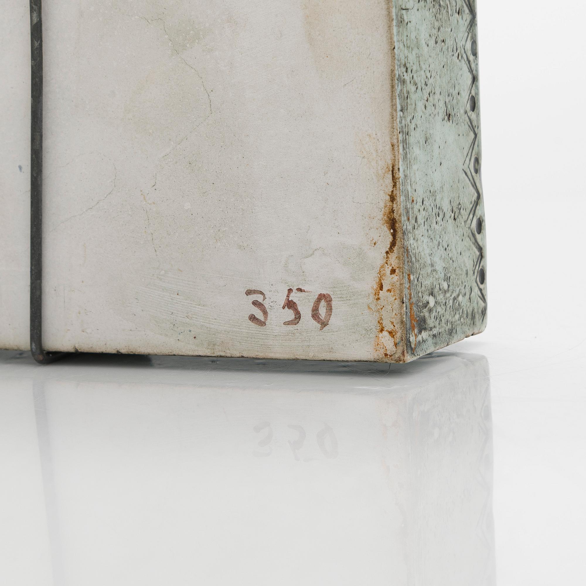 Rut Bryk, a stoneware relief signed BRYK.