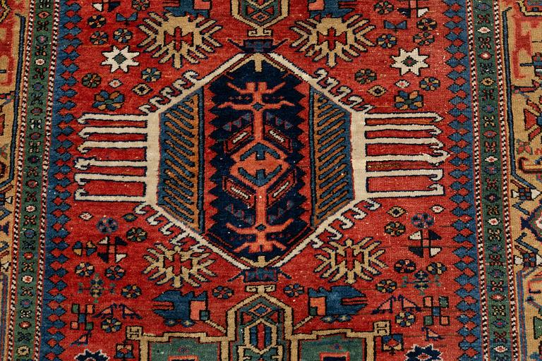 A rug, semi-antique Karadja, ca 216 x 140-144 cm.