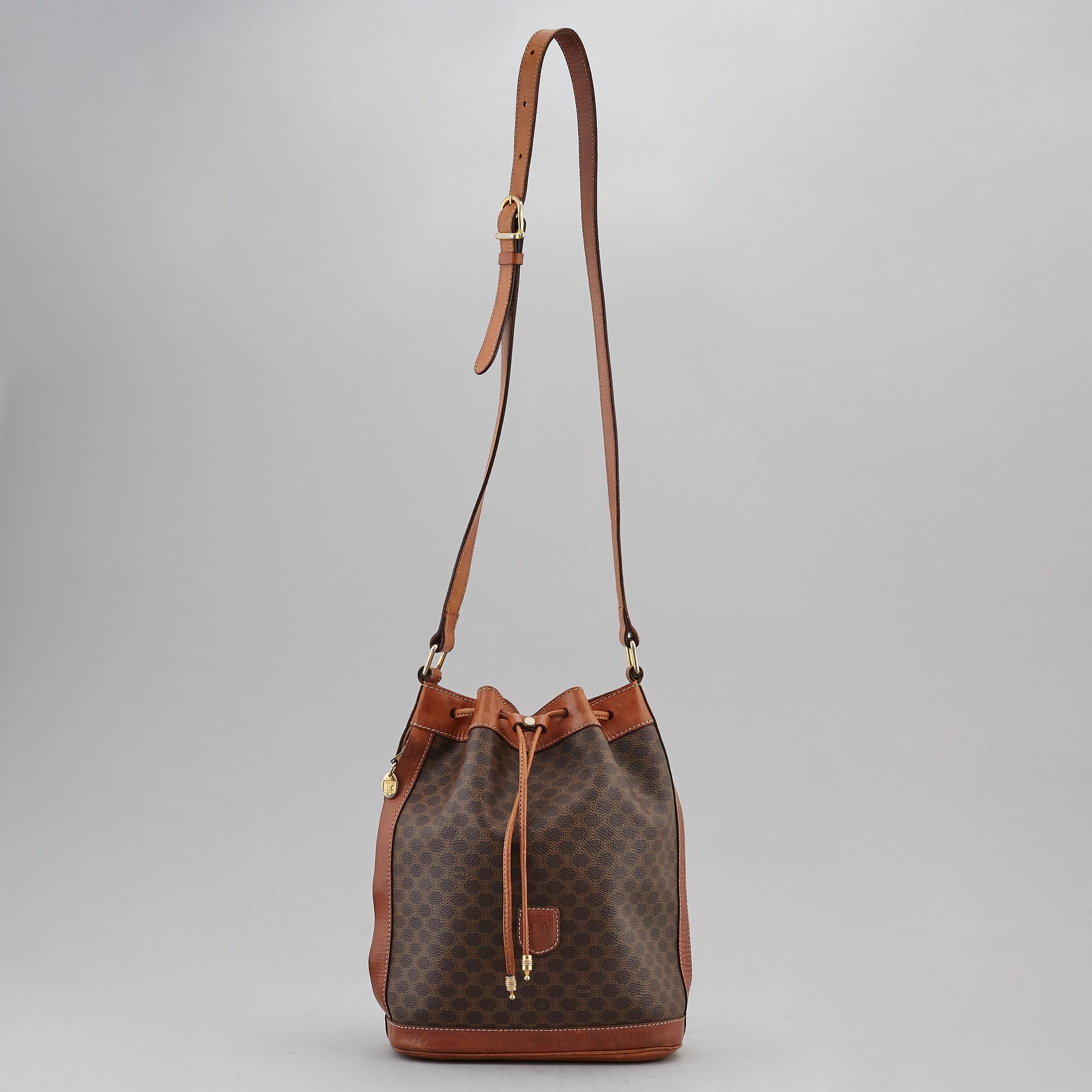 CÉLINE, 'Macadam Bucket Bag'.