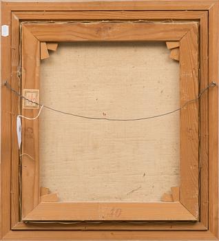 oil on canvas, signed.