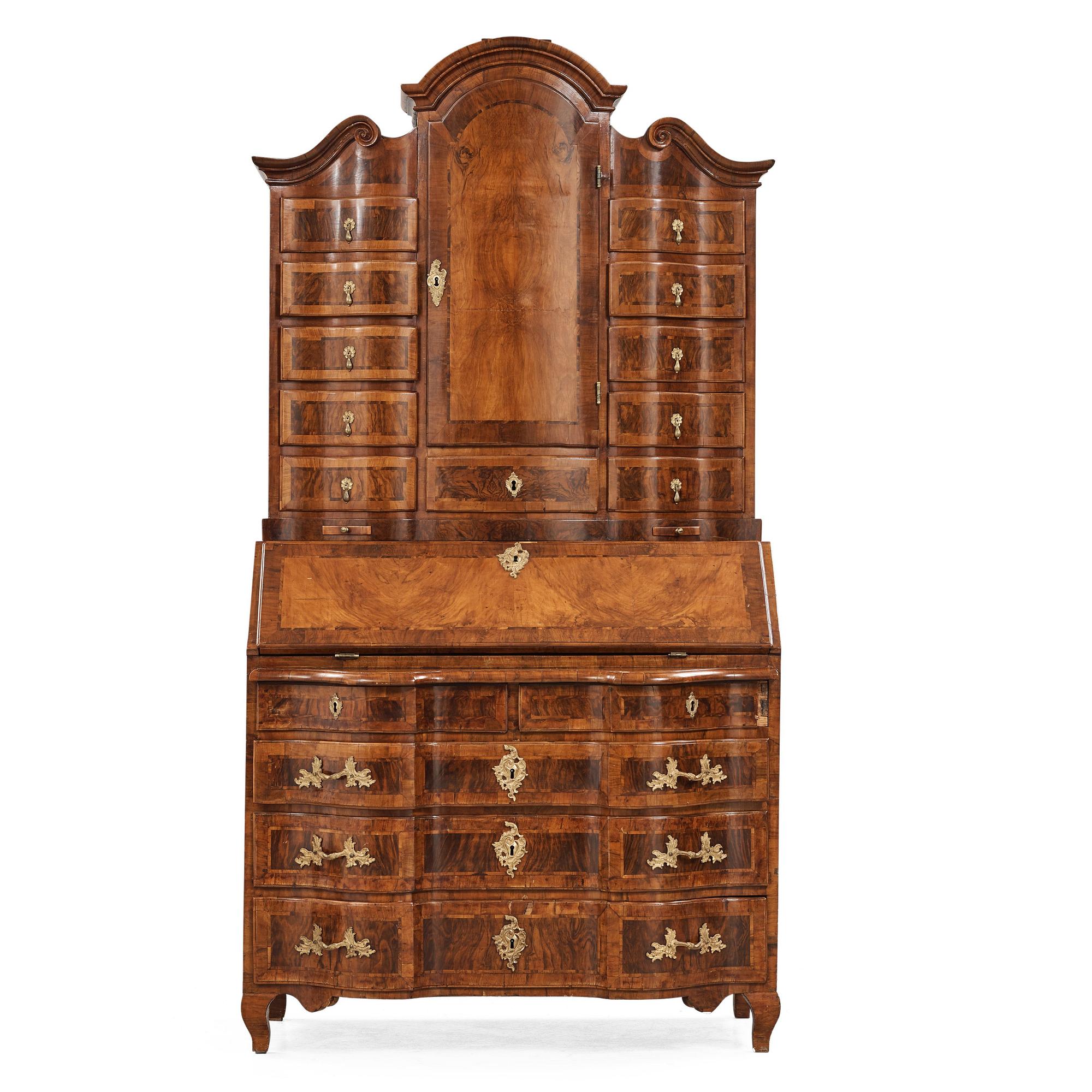 A Swedish Rococo 18th century cabinet.