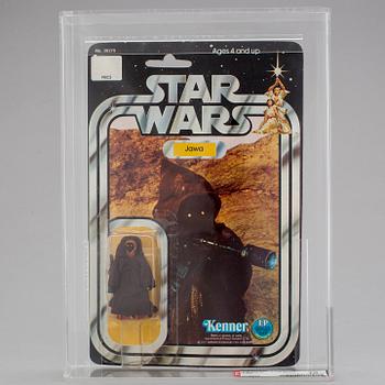 STAR WARS, Jawa 12 back-B AFA70 EX+, Kenner 1978.